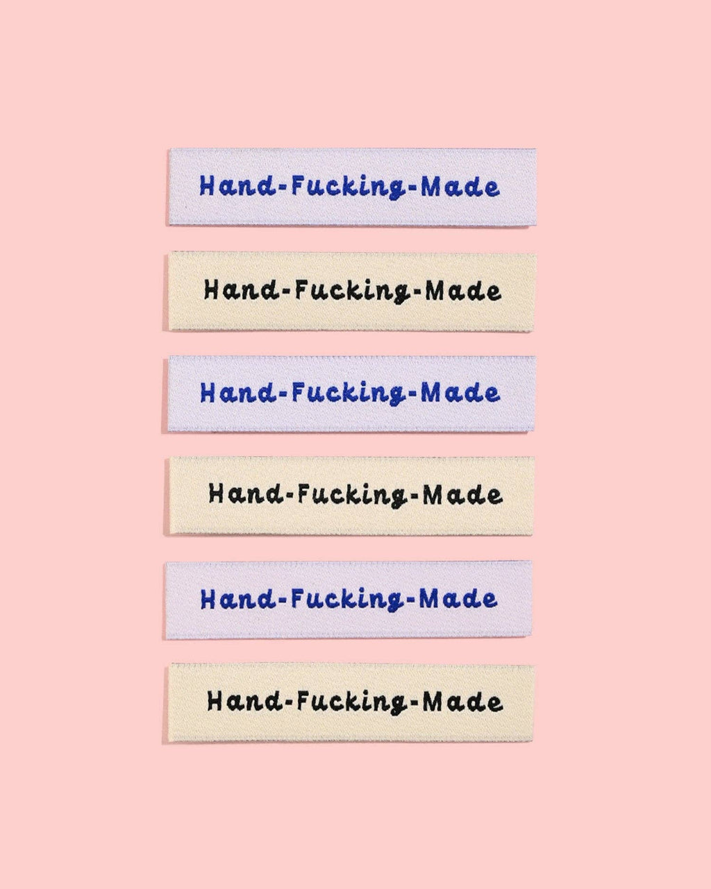 Hand-Fucking-Made Woven Labels