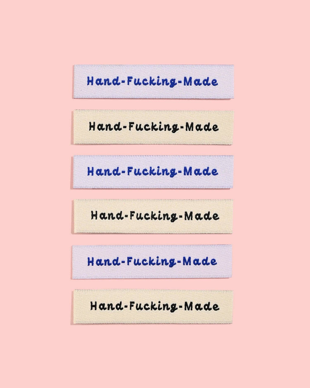 Hand-Fucking-Made Woven Labels
