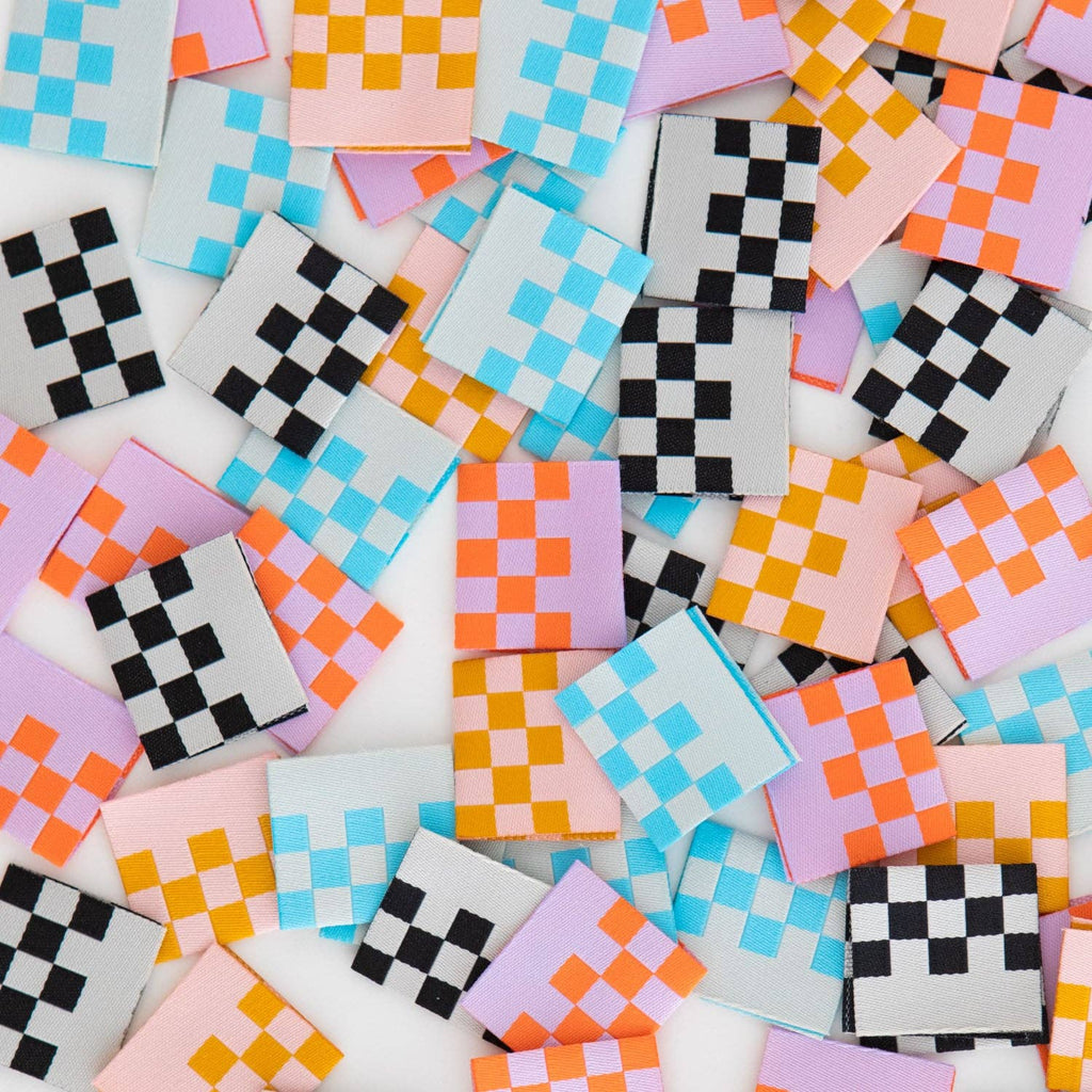 Checkerboard Multipack Woven Sewing Labels