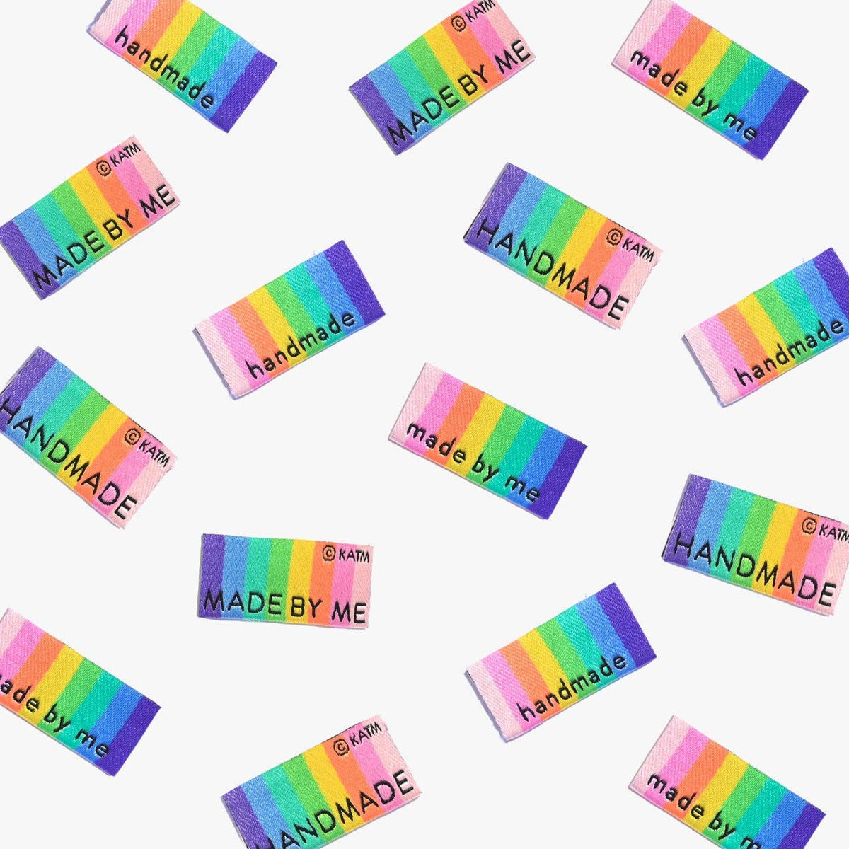 Handmade/Made by Me Woven Labels | Case of 6 Units