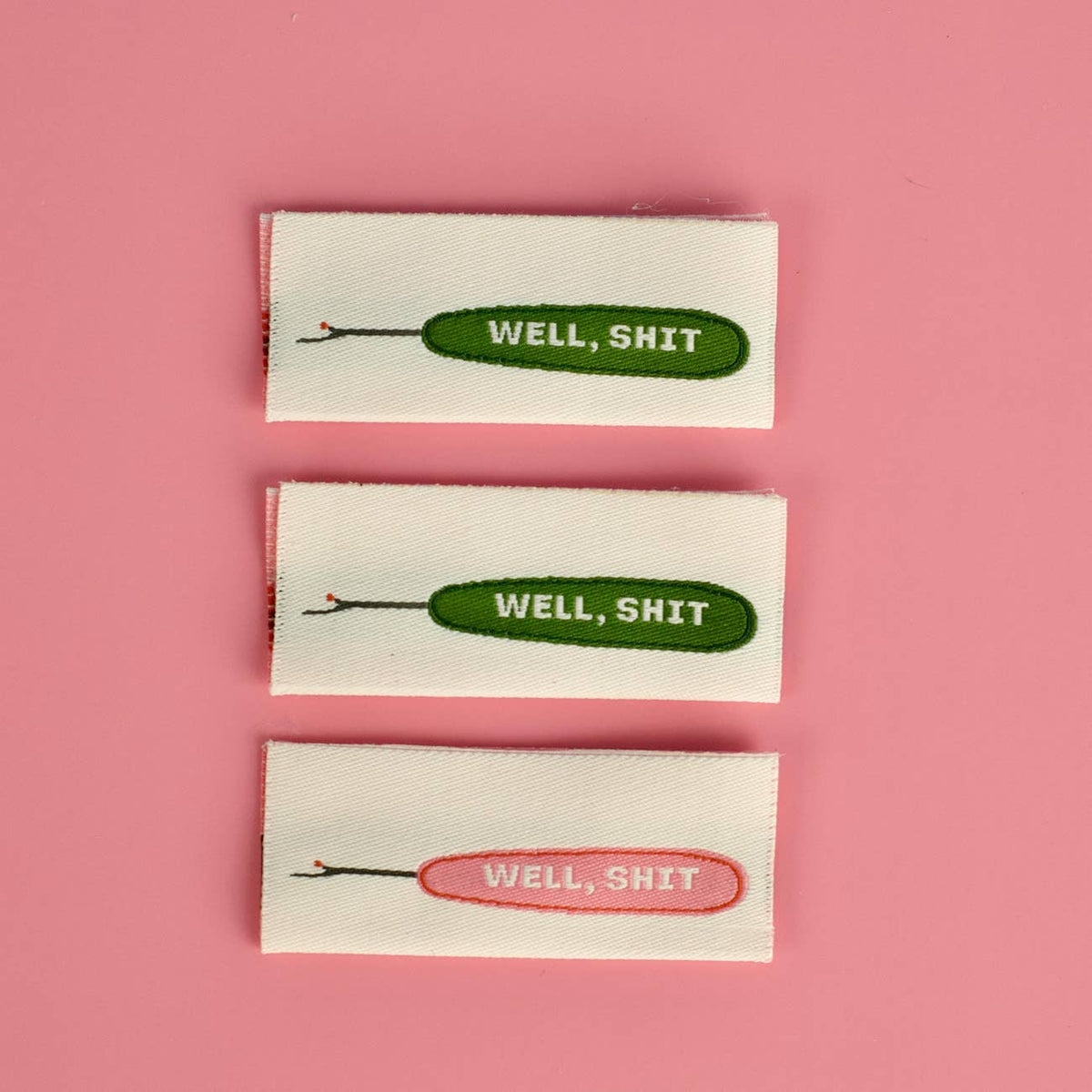 Well Shit - Designer Sewing Labels  