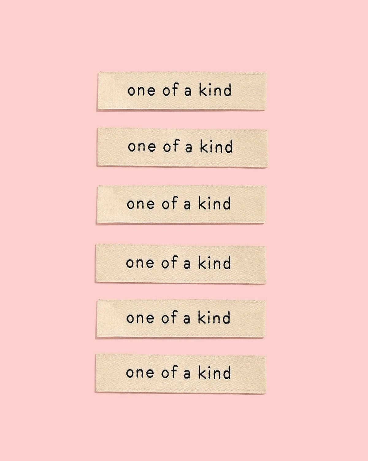 One Of A Kind Woven Labels