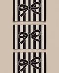 Black Bow Labels