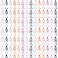 Dem Bones - The Lineup White/Multi