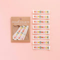 Handmade Woven Sewing Labels - Muted Colors