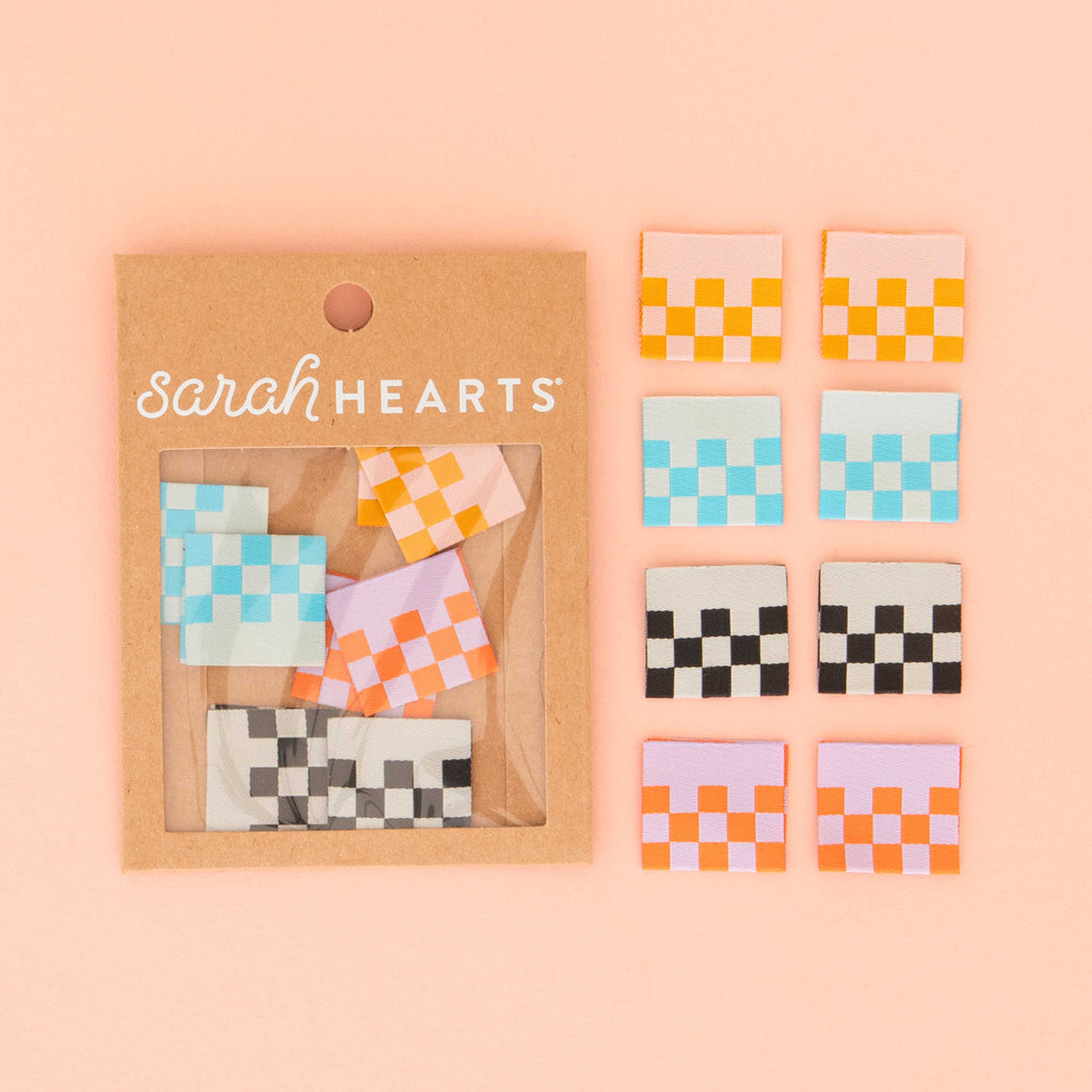 Checkerboard Multipack Woven Sewing Labels