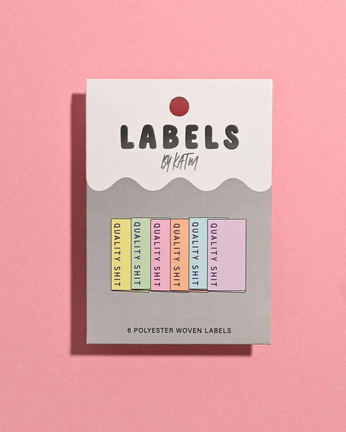 Quality Shit Woven Labels (Pastel)