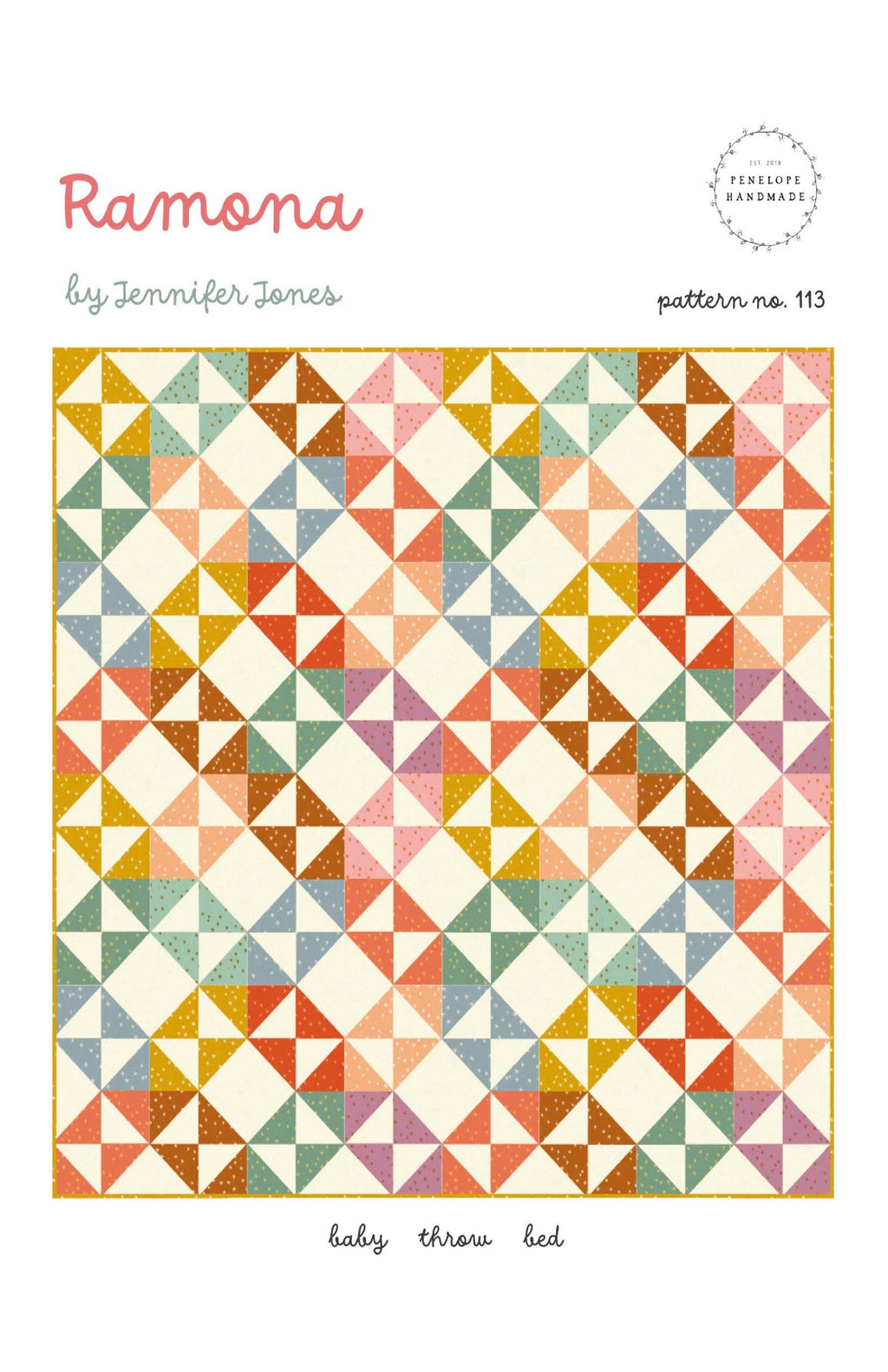 Ramona Quilt Pattern  |   Paper Pattern