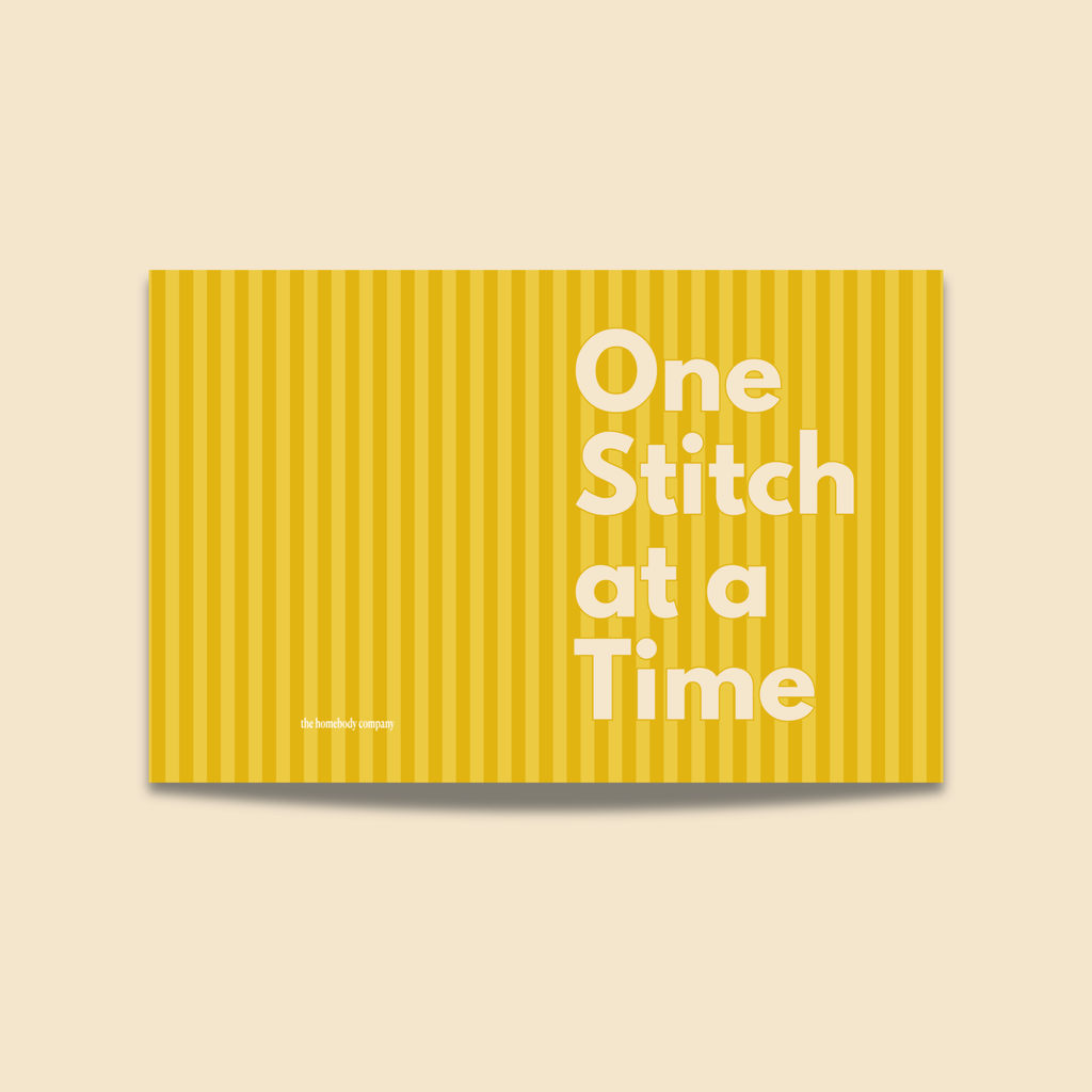 One Stitch at a Time Greeting Card