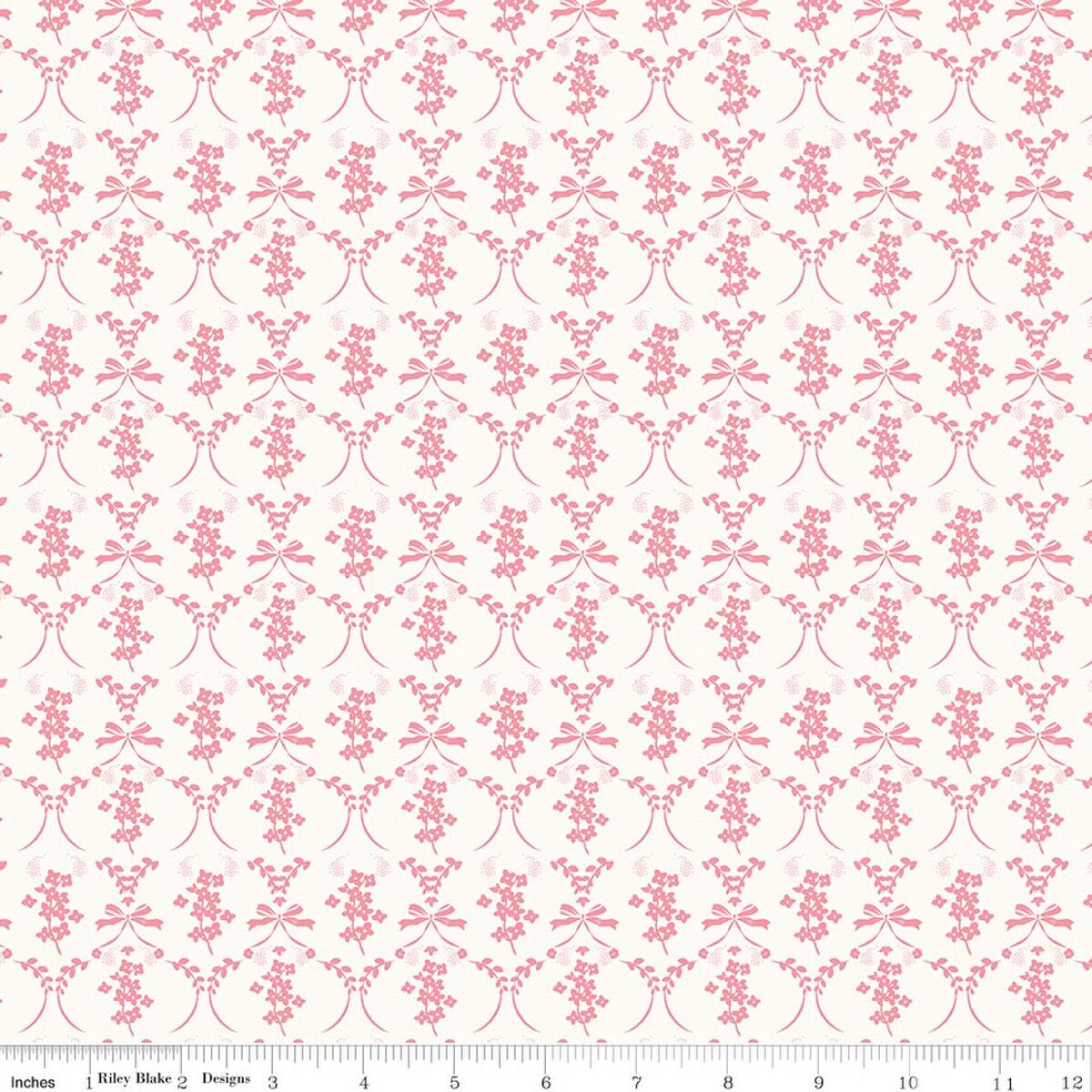 Sweet Pink Flowers & Bows Cream
