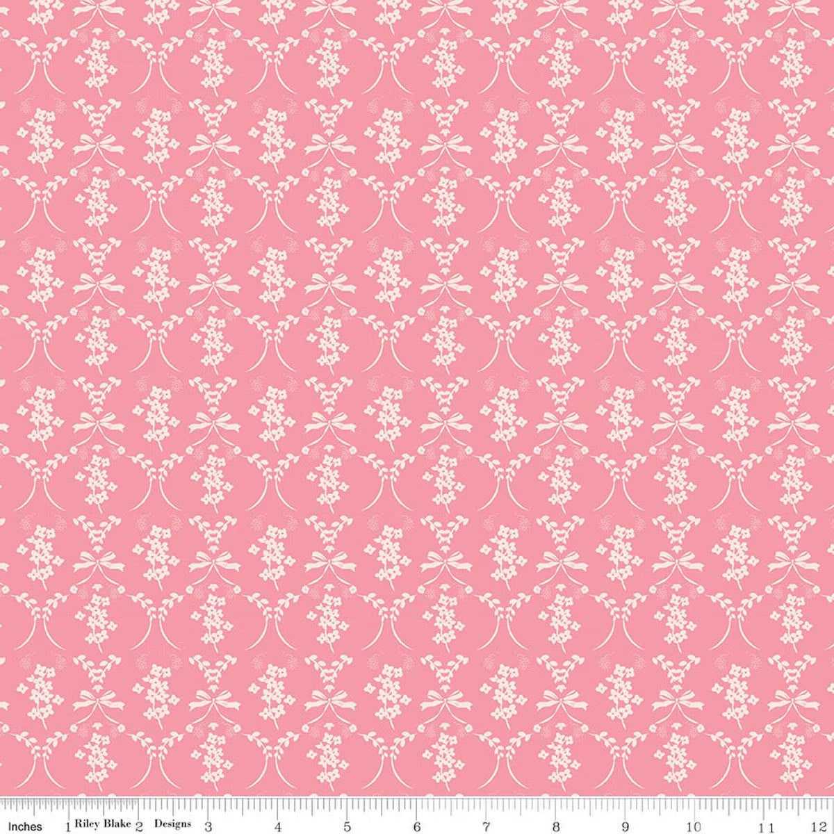 Sweet Pink Flowers & Bows Pink