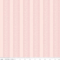Sweet Pink Floral Stripes Blush