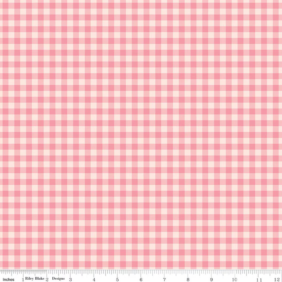 Sweet Pink Gingham Blush