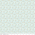 Cotton Nook Flowers Bleached Denim