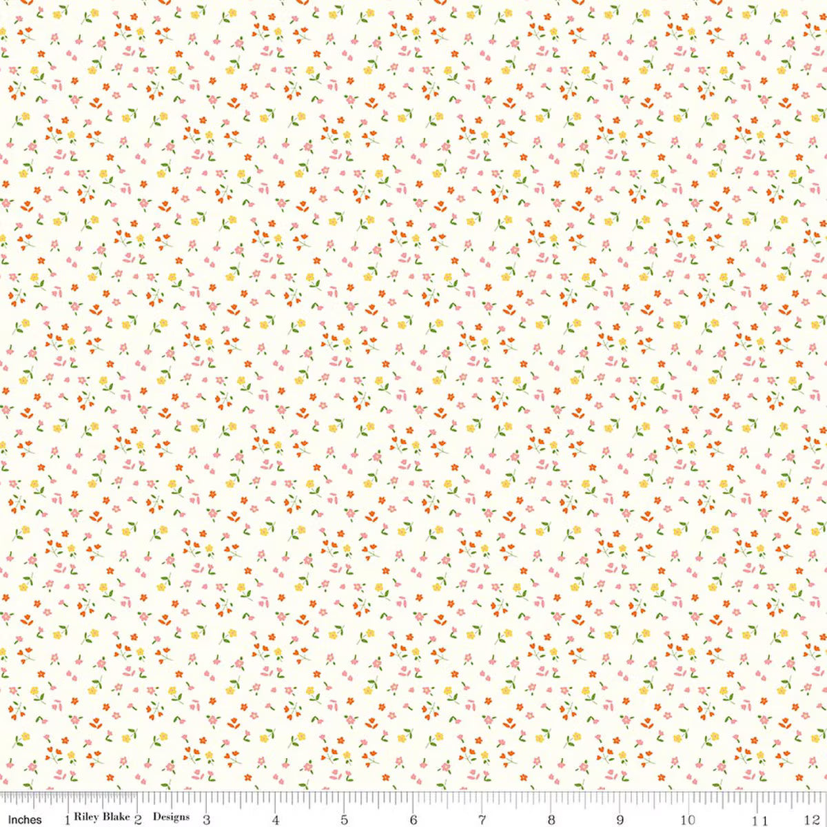 Cotton Nook Flowers Vintage White