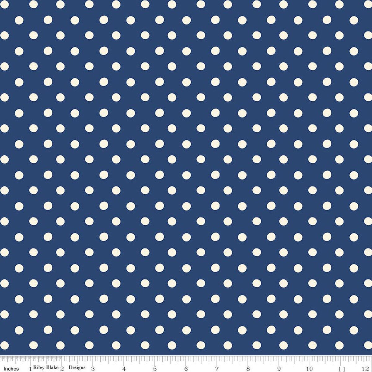 Cath Kidston® Signature Collection Button Spot Navy