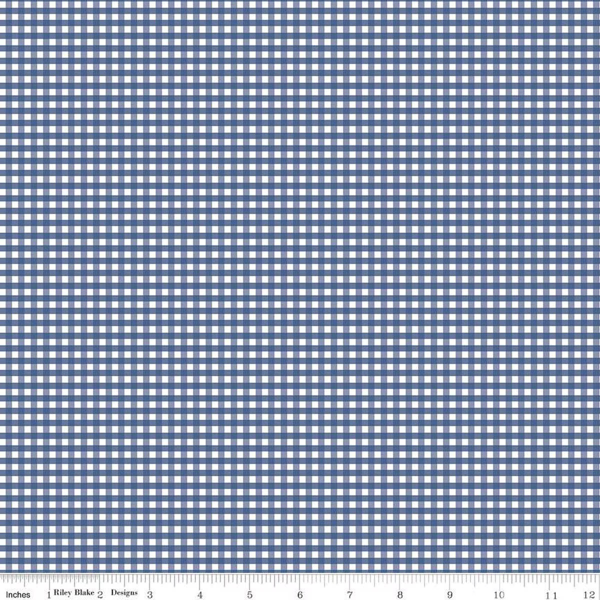 1/8" Gingham Denim