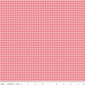 1/8" Gingham Tea Rose
