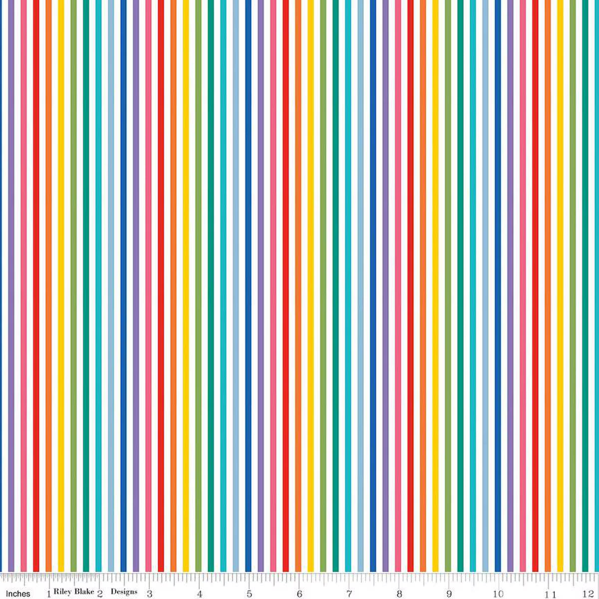 1/8" Stripe Rainbow