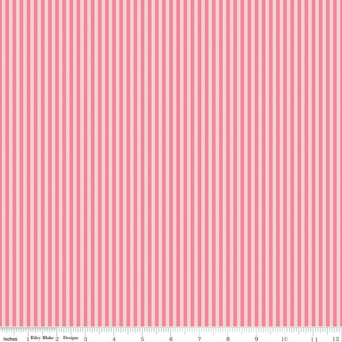 1/8" Tonal Stripe Sugar Pink