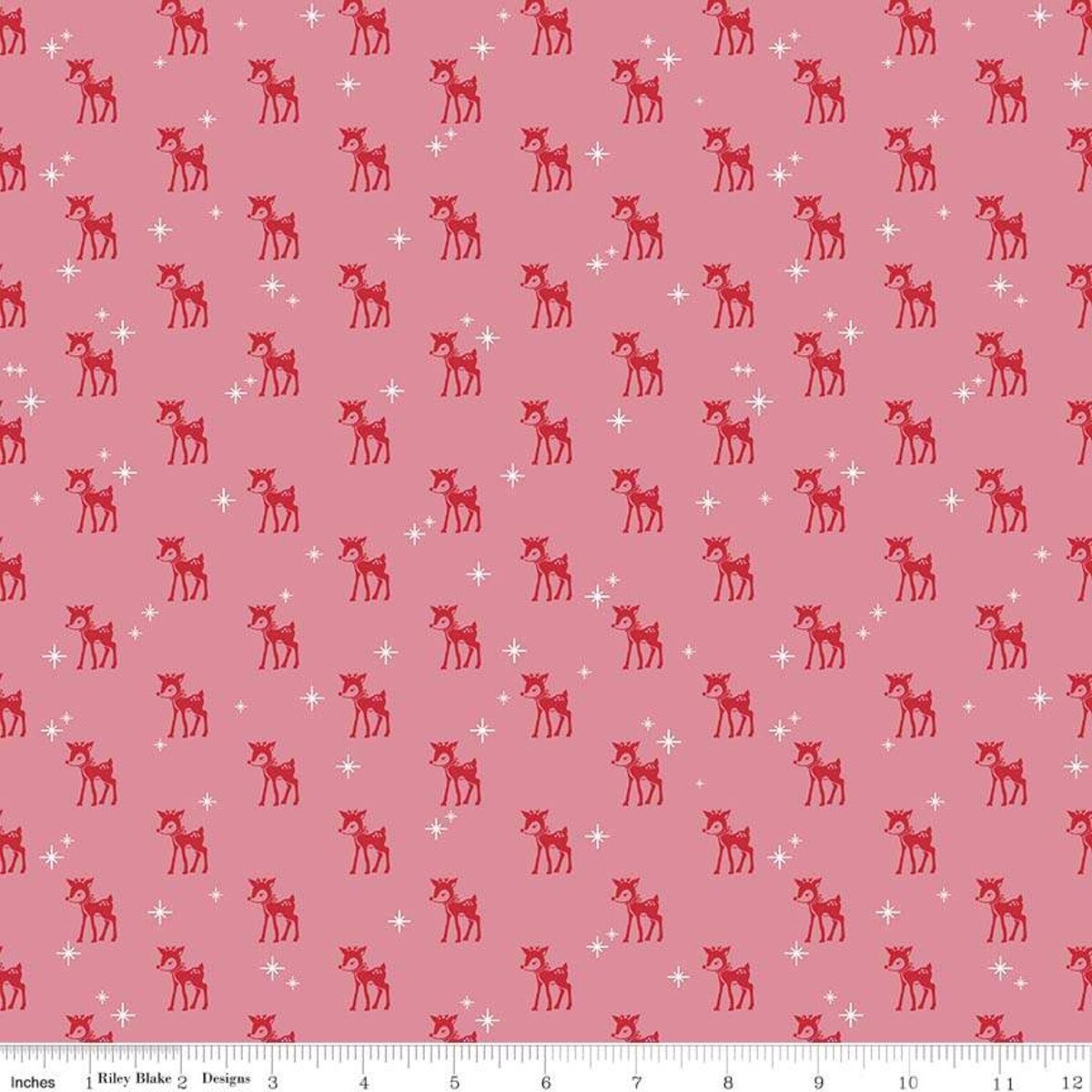 Cozy Christmas Reindeer Pink