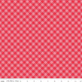 Cozy Christmas Gingham Pink