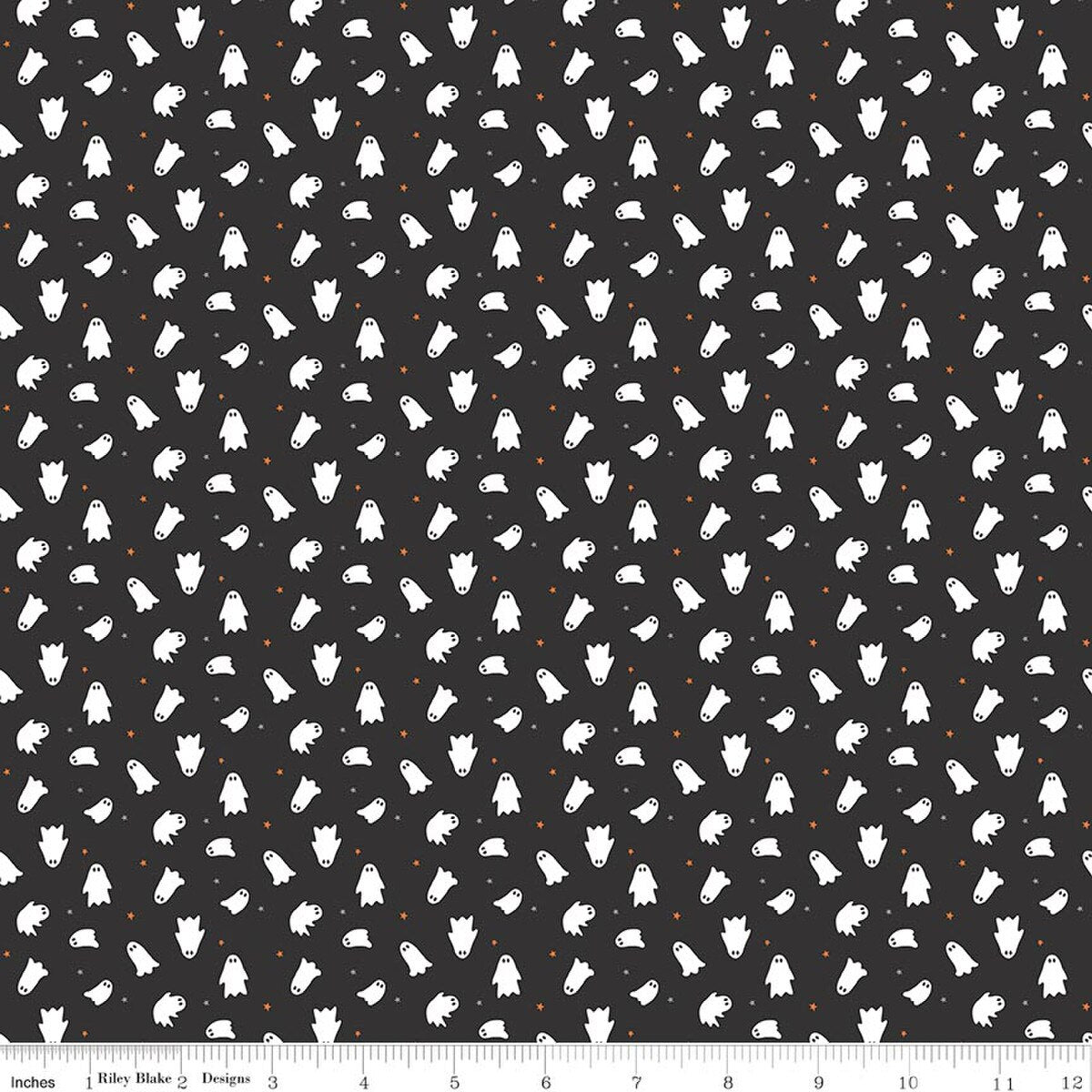 Seasonal Basics Ghosts Black Glow in the Dark