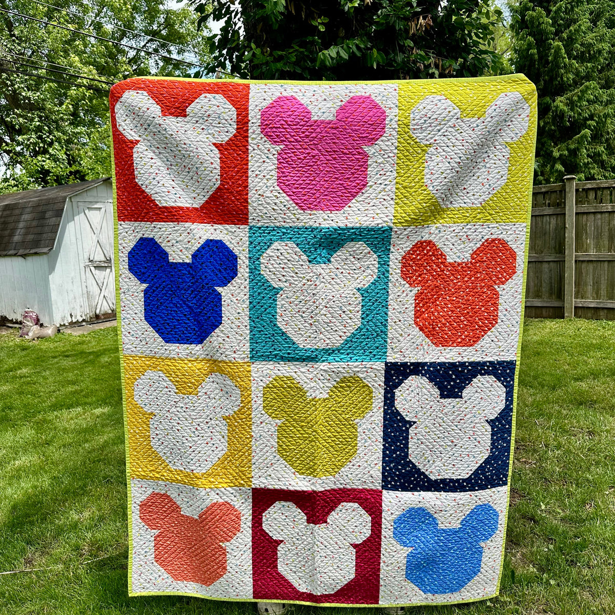 Mickey Mouse Quilt Kit *Fabric Only* - No Backing