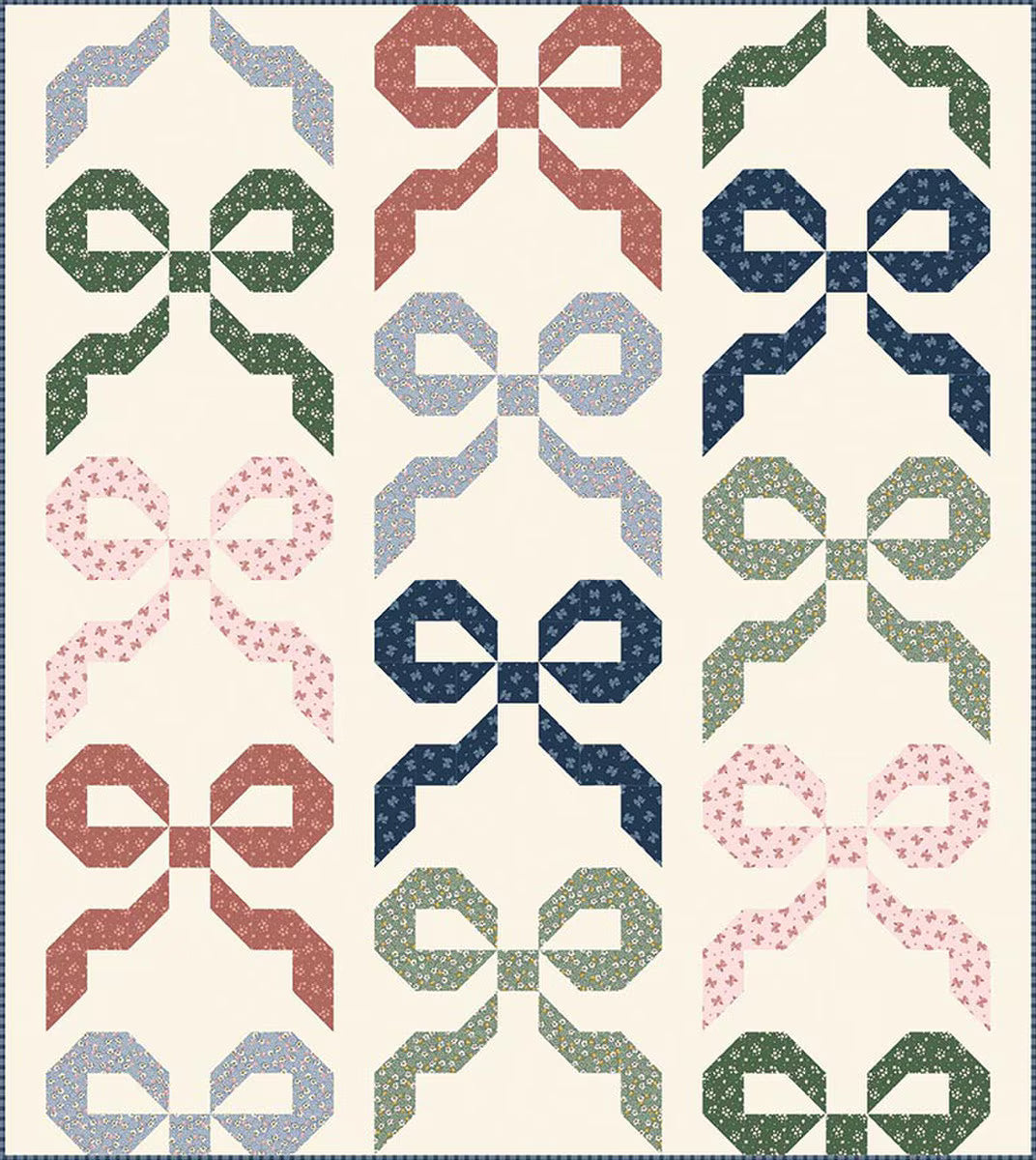 Meadow Mist Designs Festive Bows Quilt Pattern