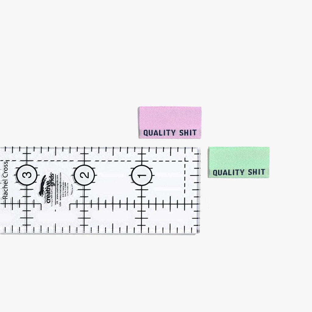 Quality Shit Woven Labels (Pastel)