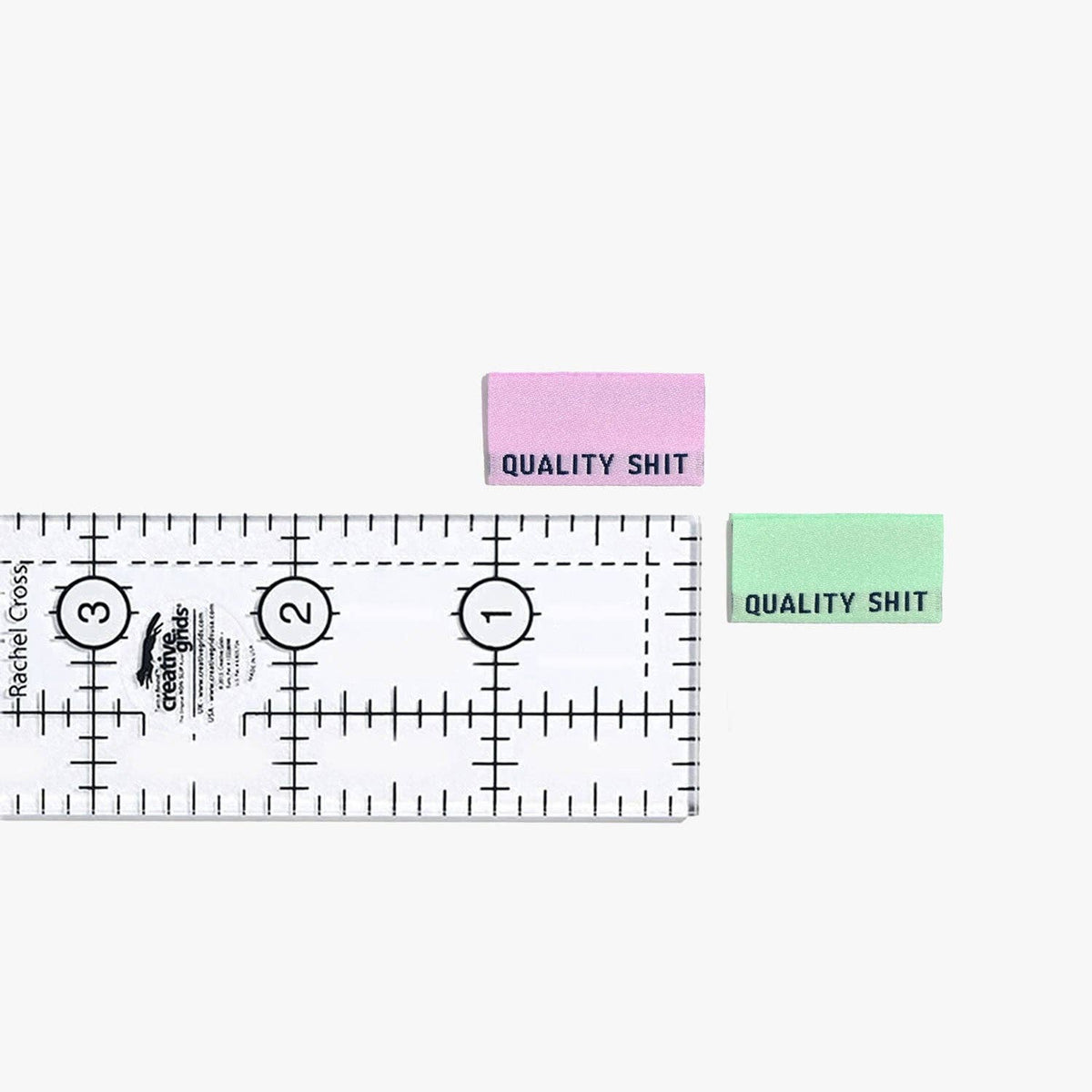 Quality Shit Woven Labels (Pastel)
