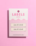 One Of A Kind Woven Labels