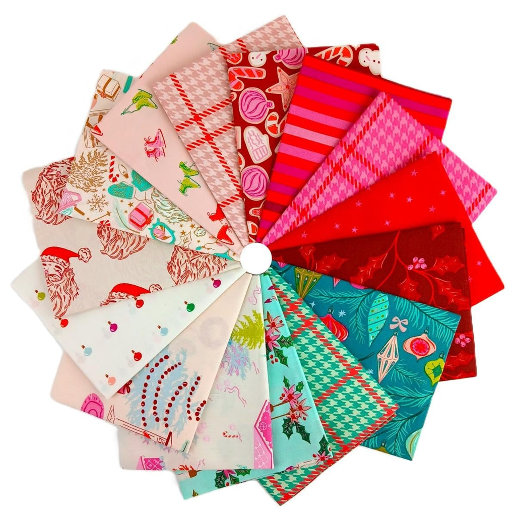Christmas in Color Fat Quarter Bundle - 15 Piece