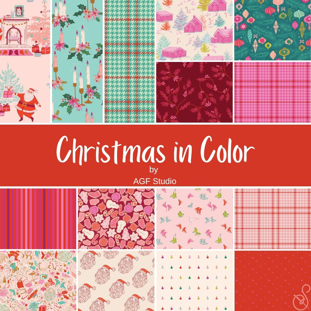 Christmas in Color Fat Quarter Bundle - 15 Piece