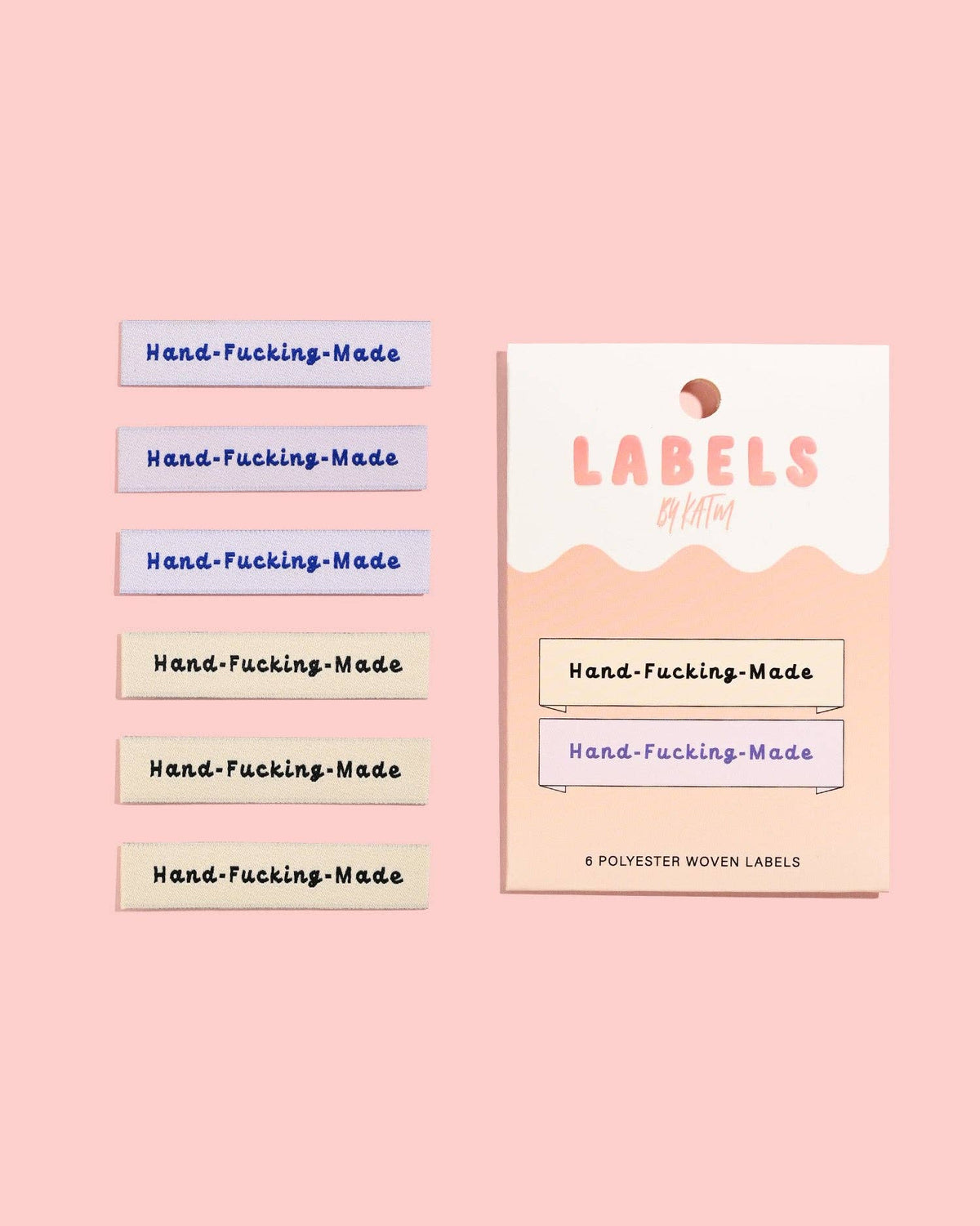Hand-Fucking-Made Woven Labels